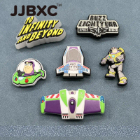 Khóa Giày, JJBXC CHARM, Phụ Kiện Giày Chéo, Thiết Kế Buzz Hoạt Hình Buzz Lightyear, Phụ Kiện Giày Th