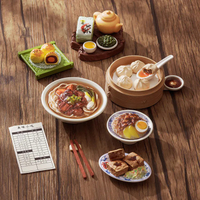 知音JEAN 美味磁鐵-小籠包臭豆腐/牛肉麵滷肉飯/台灣茶蛋黃酥