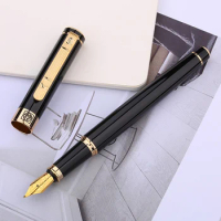 Picasso 902 Gentleman Series Calligraphy Fountain Pen Fude Pen Bent Nib Golden Trim Noble Writing Pe