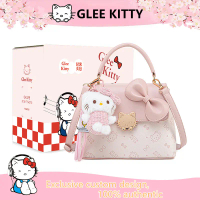 Túi vuông nhỏ cao cấp GLEE KITTY 2026, túi xách nữ sang trọng mới, màu hồng dễ thương, quà tặng kỳ n