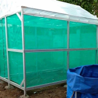 PET HOUSE Kandang Maggot Portabel Kandang Lalat BSF Siap Pakai Dengan Alas Dan Tanpa Alas