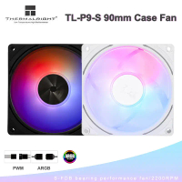 เคสพัดลม Thermalright TL P9 ขนาด 90 มม. พัดลมระบายความร้อน CPU PWM ความเร็ว 2200 รอบต่อนาที แรงดันไฟ