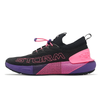 Under Armour UA 慢跑鞋 HOVR Phantom 3 SE Storm 男鞋 黑紫 防潑水 針織 緩衝 運動鞋 UA 3026610002