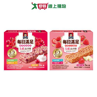 桂格每日滿足穀物棒系列(草莓白巧/莓果優格)(23g x3入)【愛買】