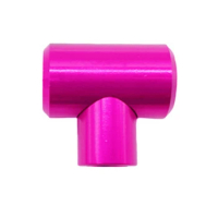 Folding Bike Parts Aceoffix T-Shaped Catchball Head for BROMPTON Week Eight 3Sixty Handlebar Catch Ball,Rose Red