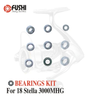 Fishing Reel Stainless Steel Ball Bearings Kit For Shimano 18 Stella 3000MHG / 03807 Spinning reels Bearing Kits
