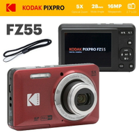 現貨 含稅 柯達 KODAK PIXPRO FZ55 16MP 紅色 數位相機 5X 光學變焦 傻瓜相機