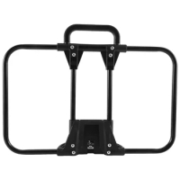 Folding Bicycle Bag Basket Frame Stand for Brompton S-Bag Basket Bag Folding Bicycle Accessories 40x26cm Black