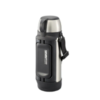 【TIGER虎牌】大容量廣口雙層不鏽鋼保溫瓶1700ml(MHK戶外登山運動水壺/手提保溫杯)