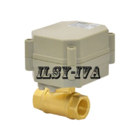 DN10 G3/8" brass electric ball valve,two way electric ball valve,CR02 two wires control