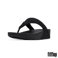 【FitFlop】LULU 輕度抗水夾腳涼鞋-女(靚黑色)
