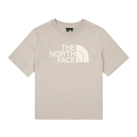 【The North Face 官方旗艦】北面UE女款灰色純棉短袖T恤｜8CMH8OO