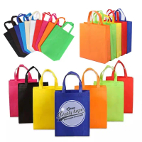 Tas Spunbond box bag / godie bag spunbond polos / tas souvenir kain BB