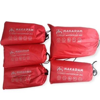MAKADAM - Flysheet 1.5 X 2 M Tenda Camping Waterproof Red
