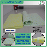 Busa Rebonded INOAC 200 x 100 x 1cm D40 Matrass terapi Peredam Suara Ruangan Dapat 2 Lembar