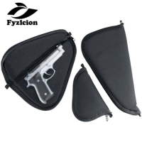 2 Size Portable Black Revolver Airsoft Pistol Rug Gun Carry Bag Holster Storage Case for Handgun 17 18 19 22 23 M1911 P229