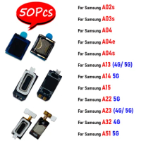 50Pcs，Front Top Earpiece Earphone Ear Speaker Sound Receiver For Samsung A02S A03S A04 A04E A04S A13 4G A14 5G A15 A22 A23 A32