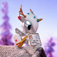 Kawaii Tokidoki Unicorn Holiday Party Third Series Blind Box Toy Guess Bag Cute Desktop Model for Girls Surprise Christmas Gift