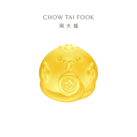 周大福 蛇年系列 金幣福蛇黃金路路通串珠