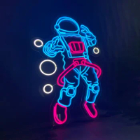 Astronaut LED Neon Sign Art Neon Wall Decor Led Neon Light Bedroom Decoration Neon Signs Personalized Neon Light