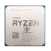AMD Ryzen 5 R5 3600XT 3.8 GHz โปรเซสเซอร์ซีพียูหกคอร์สิบสองเธรด7NM 95W L3 = 32M 100-000000281ซ็อกเก็ต