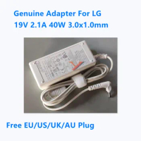 Genuine 19V 2.1A 40W 3.0x1.0mm LCAP21C LCAP25B ADS-40SG-19-2 ADS-40MSG-19 Power Supply AC Adapter For LG GRAM Laptop Charger