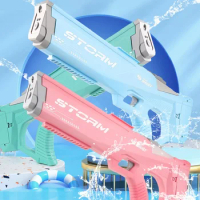Automatic Large Electric Water Gun Toy Children Outdoor Beach games Pool Summer Toys High Pressure Large Capacity Water Guns