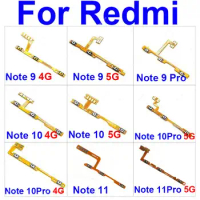 Power Key &amp; Volume Side Button Flex Cable For Xiaomi Redmi Note 9 9T 9s 9 10 Pro Max Note 11 Pro 4G 5G Volume Power Flex Ribbon