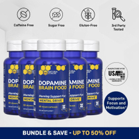 (jsakdasghdjsa) Dopamine Brain Food Supplement w/L-Tyrosine - Promotes Mental Drive Clarity & Focus 