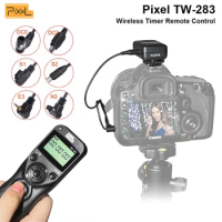 Pixel TW-283 Wireless Timer Remote Control Shutter Release (DC0 DC2 N3 E3 S1 S2) Cable For Canon Nikon Sony Camera TW283