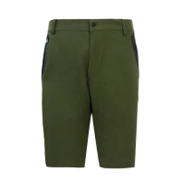 【Munsingwear】企鵝牌 男款深綠色高爾夫防潑水拉鍊口袋短褲 MGRL8504
