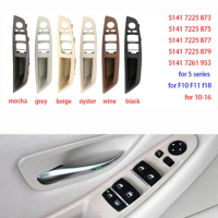 Front Door Inner Handle Interior Door Panel Driver's Seat Button Switch Frame Storage Box for BMW 5 Series F10 F11 F18 520 523