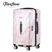 Flexflow 玫瑰粉大理石 29型 特務箱 智能測重 防爆拉鍊旅行箱 南特系列 29型行李箱【官方直營】