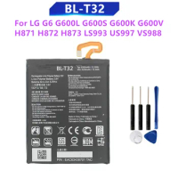 Battery BL-T32 For LG G6 H870 H871 H872 H873 LS993 US997 VS988 G600L G600S G600K G600V Battery 3300mAh BL T32 BLT32+Free Tools