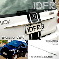 【IDFR】Smart Fortwo W451 2007~2014 鍍鉻銀 後箱飾蓋 尾門把手蓋(後車箱鍍鉻飾蓋 尾門把手貼片)