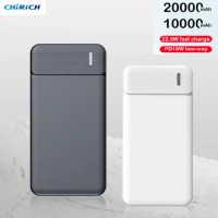 20000mAh Portable Power Bank 10000mAh Powerbank 22.5W USB C Fast Charging External Spare Battery For iPhone 15 Xiaomi Samsung
