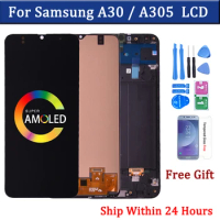 Super AMOLED Display For Samsung A30 LCD A305 A305/DS A305FN A305G LCD Display Touch Screen Digitizer Assembly Replacemen