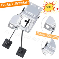 Front Brake Clutch Foot Pedals Bracket Universal for 1995-2006 Ford Ranger Silver