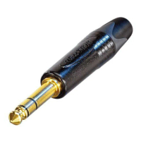 【湯德昌電子】NEUTRIK NP3X-B 1/4吋大三芯立體聲插頭(黑色)