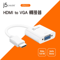 j5create HDMI to VGA 轉接器-JDA213