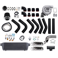 T04E Turbo Kit Wastegate+Intercooler+Piping Kit for BMW E36 E46 325I 328I M3 i6