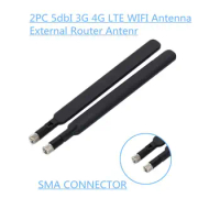 2PCS 5dBi High Gain WiFi Antenna SMA Male 4G LTE Wireless Router Antenna for Huawei B315 B310 B593 B