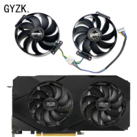 New For ASUS GeForce RTX2060 2060S 2070 GTX1660 1660S1660ti DUAL EVO OC V2 Graphics Card Replacement Fan FDC10H12S9-C/T129215BU