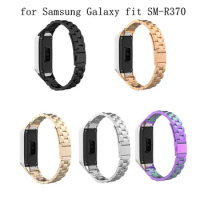 Replacement Stainless Steel Watch Band Quick Release Metal Wrist Strap Replacement for Samsung Galaxy Fit SM-R370 Watch Strap