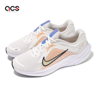 Nike 慢跑鞋 Wmns Quest 5 女鞋 白 橘 輕量 回彈 路跑 訓練 運動鞋 DD9291-103