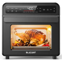 Toaster Oven Air Fryer Combo, Countertop 20QT/19L, 16-in-1 Touch Keys Convection Ovens Smart, Space Saver, Drumstick Grill