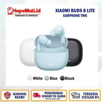 XIAOMI BUDS 8 LITE EARBUDS TRUE WIRELESS TWS GARANSI RESMI XIAOMI TERMURAH Black