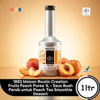 1883 Maison Routin Creation Fruits Peach Puree 1L - Saus Buah Persik untuk Peach Tea Smoothie Desser