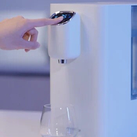 korean angel antique 1litre 10 gallon alkaline water dispenser automatic smart 2-in-1 hot water dispenser ice maker