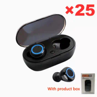 Y50 Tws Resale Wholesale Lot Electronic Blutooth Earphone Bluetooth Wireless Headphones Headset Gamer Earbuds Ps4 Handfree 25pcs